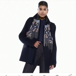 BCBG RUNWAY JOSEL8NE SEQUINS 3.  coat. NWT